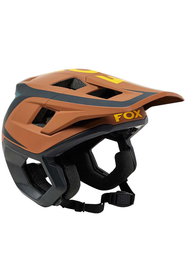 FOX DROPFRAME PRO DVIDE marrone casco mtb enduro