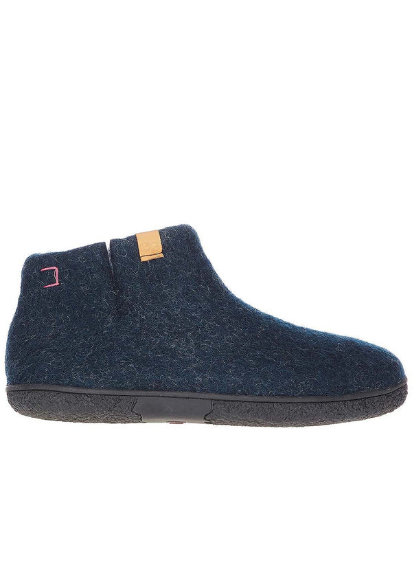 Green comfort wool online slipper boots