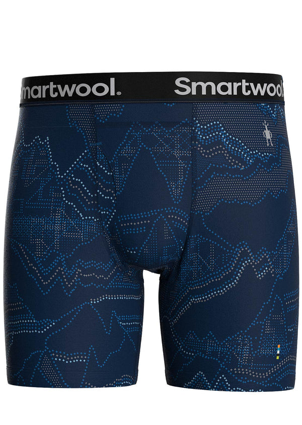 Smartwool Men's Merino Print Boxer Boxed Briefs - PRFO Sports