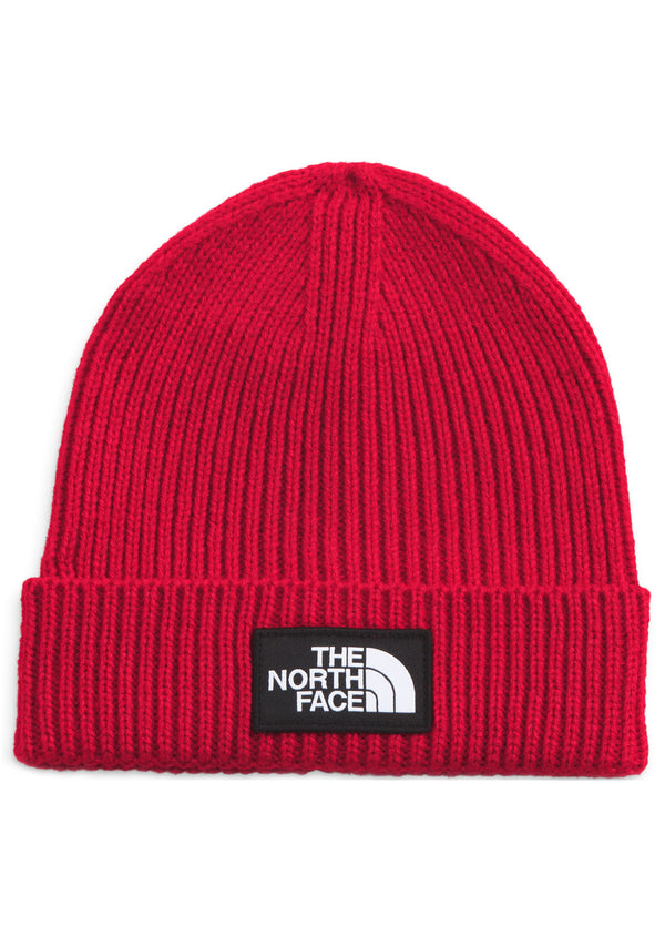 North face red sales beanie