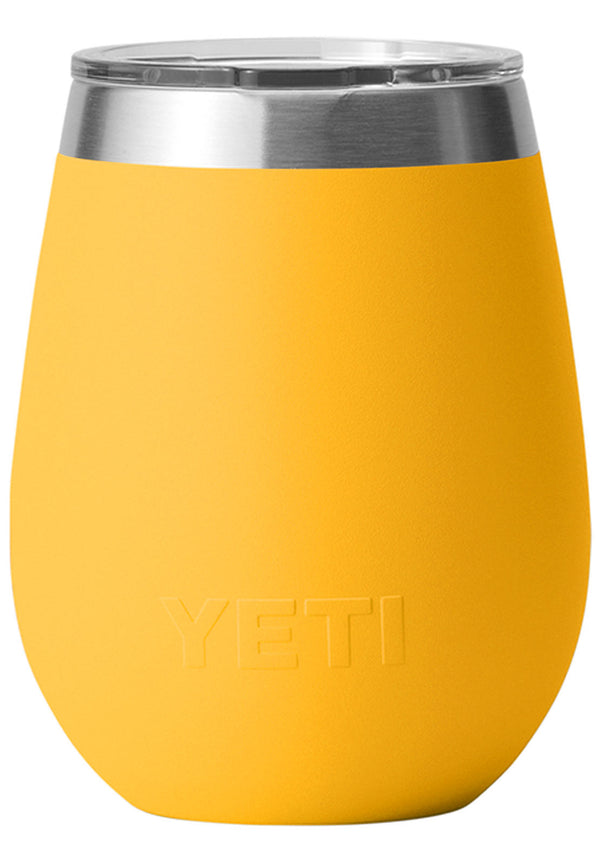 YETI Alpine Yellow Rambler 10 oz Wine Tumbler with Magslider Lid