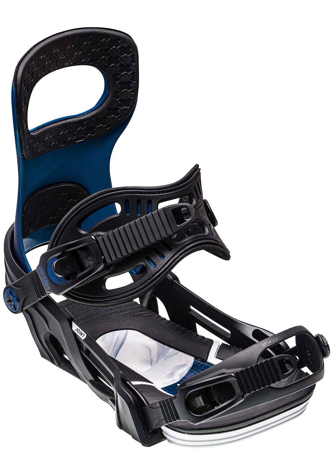 Bent Metal Unisex Joint Snowboard Bindings Blue/Black