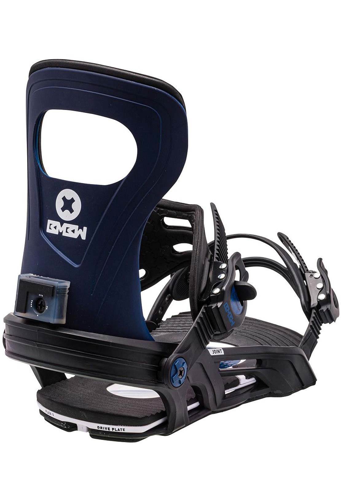 Bent Metal Unisex Joint Snowboard Bindings Blue/Black