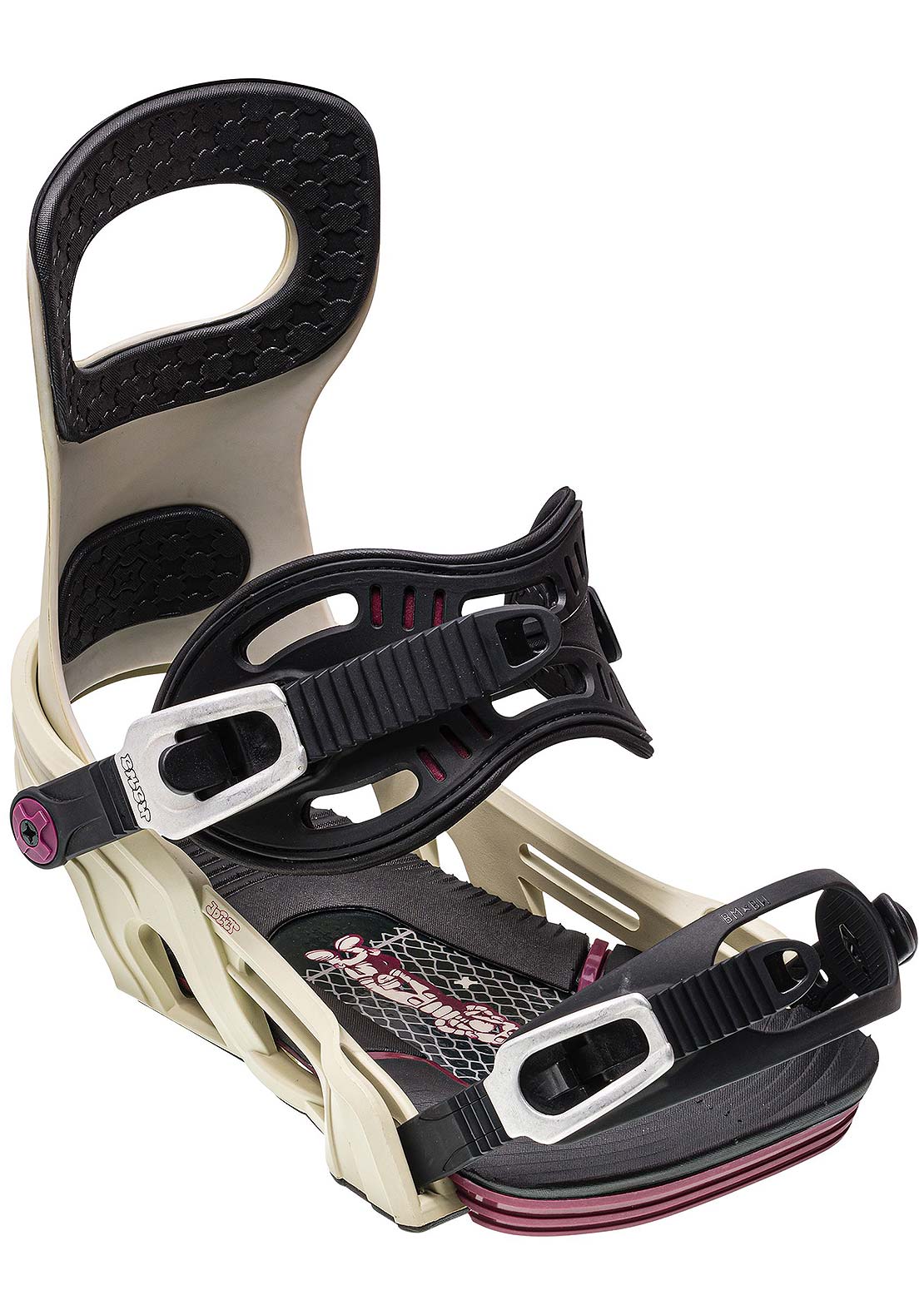 Bent Metal Unisex Joint Snowboard Bindings Grey