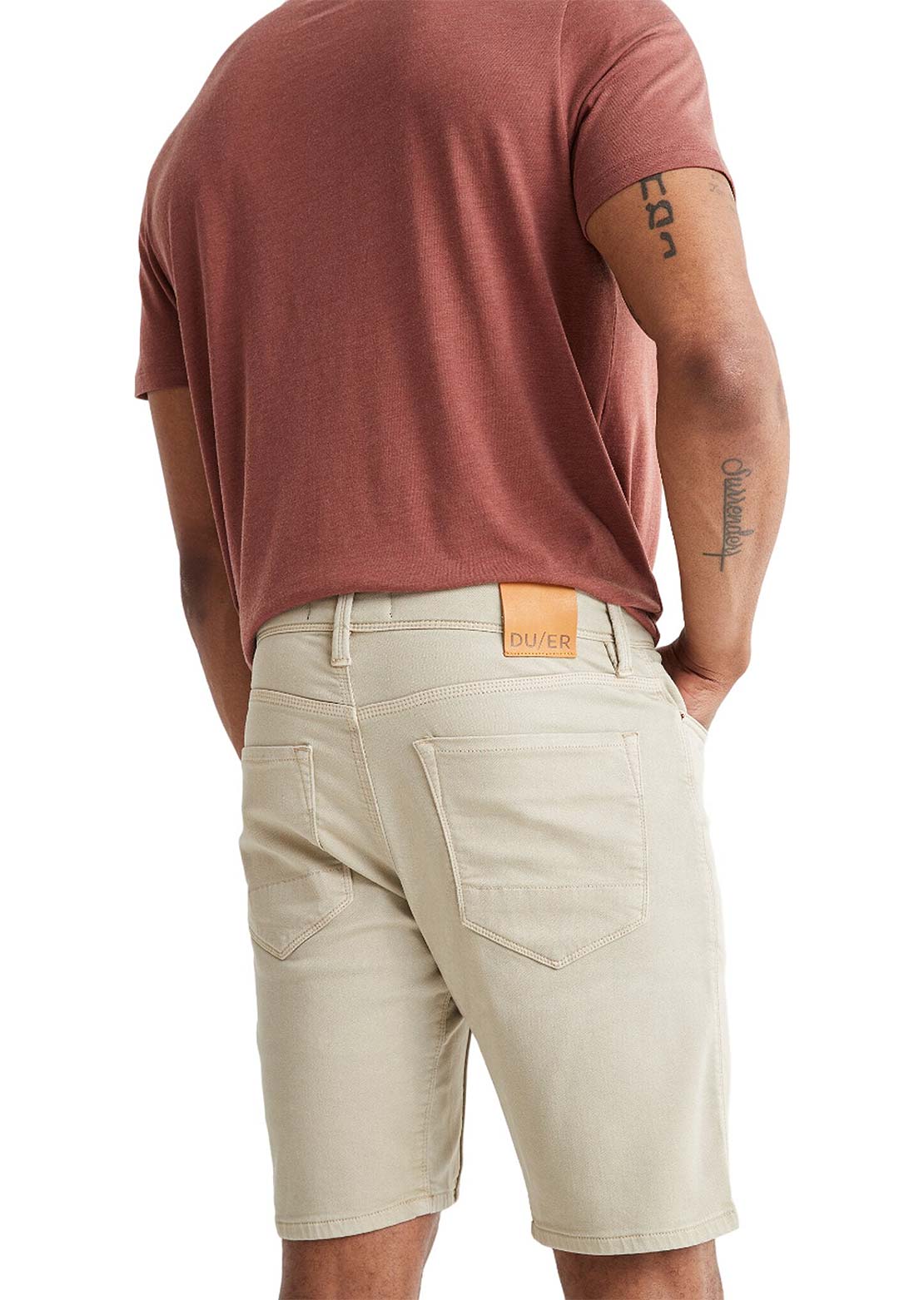 DUER Men&#39;s No Sweat Slim Shorts Linen