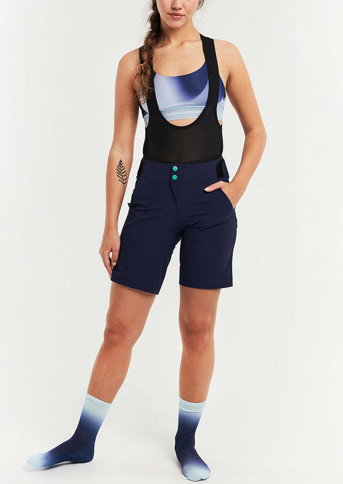 Peppermint Courage Bib Shorts for Women