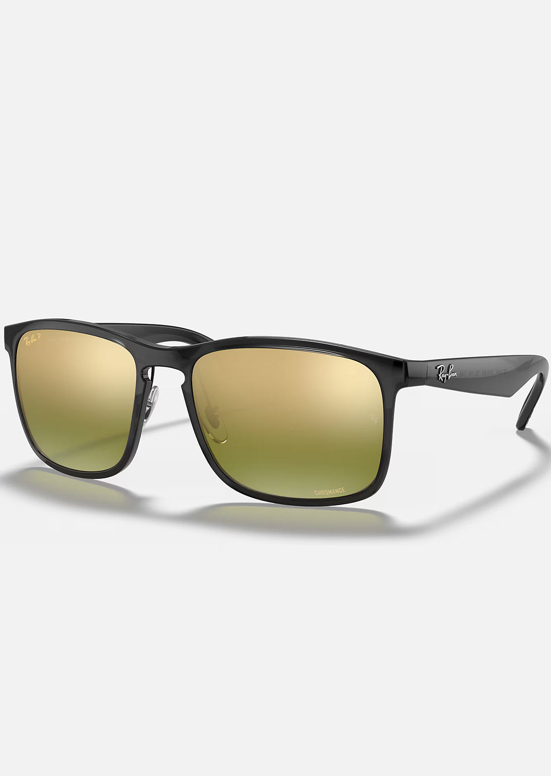 Ray-Ban Chromance RB4264 Sunglasses Grey/Green Mirror Gold Gradient