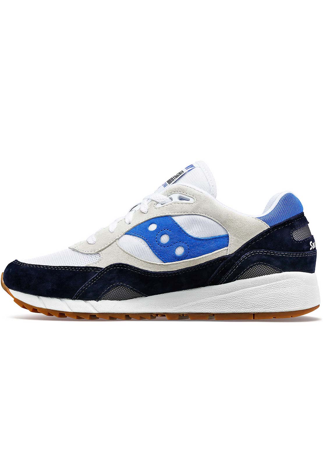 Saucony Men&#39;s Shadow 6000 Shoes White/Navy/Blue