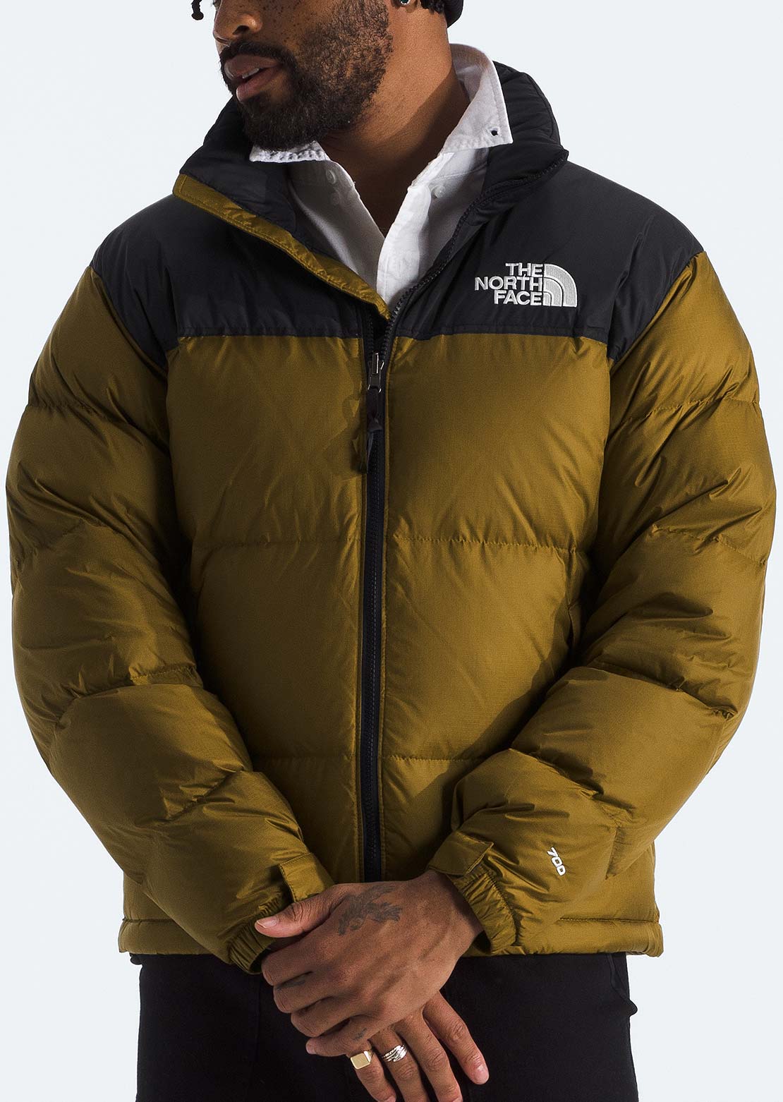 Green and black north face on sale