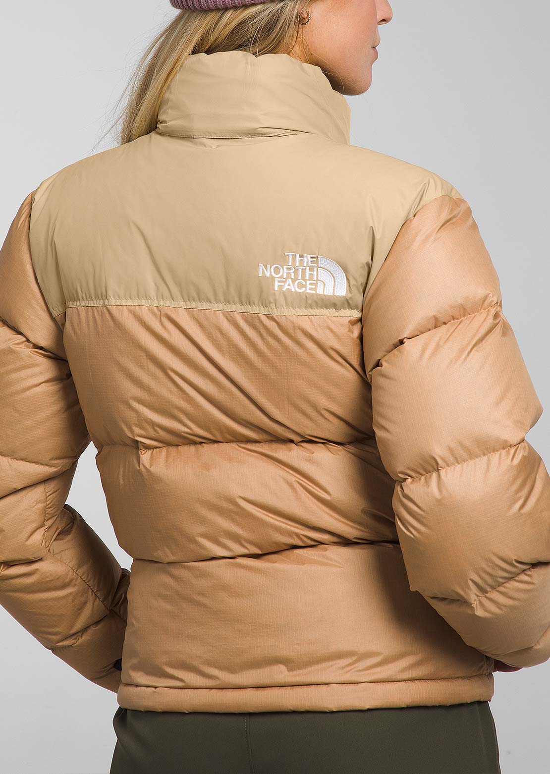 The North Face Women&#39;s 1996 Retro Nuptse Jacket Almond Butter/Khaki Stone