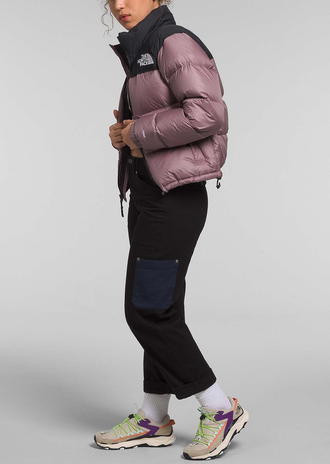 The North Face Women&#39;s 1996 Retro Nuptse Jacket Fawn Grey/TNF Black