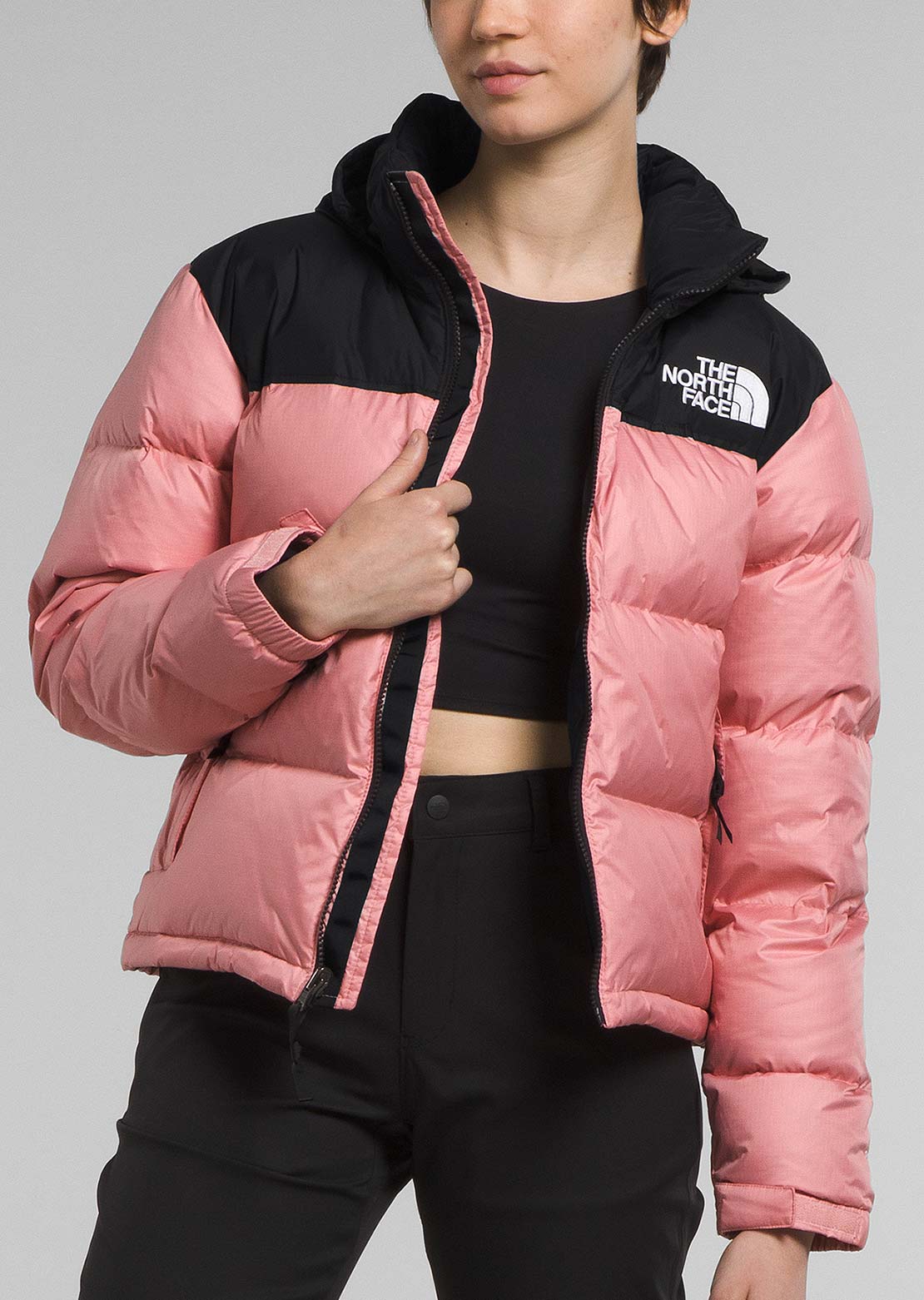 The North Face Women&#39;s 1996 Retro Nuptse Jacket Shady Rose/TNF Black