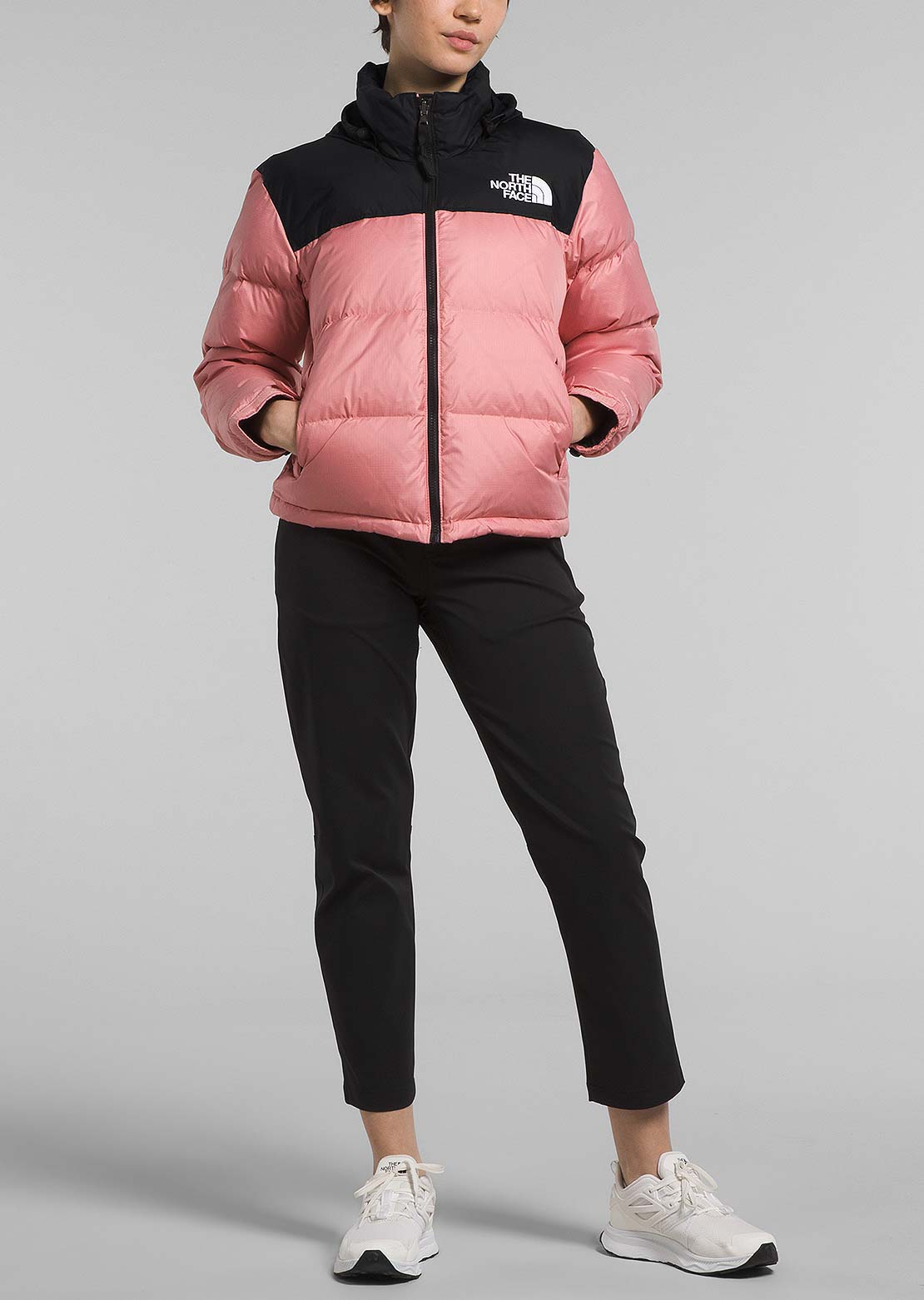 The North Face Women&#39;s 1996 Retro Nuptse Jacket Shady Rose/TNF Black