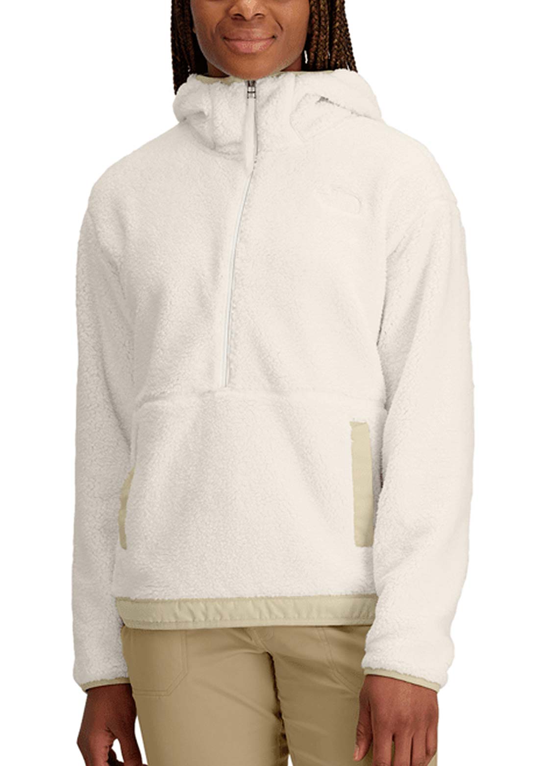 The North Face Womens Campshire Bomber Fleece in White
