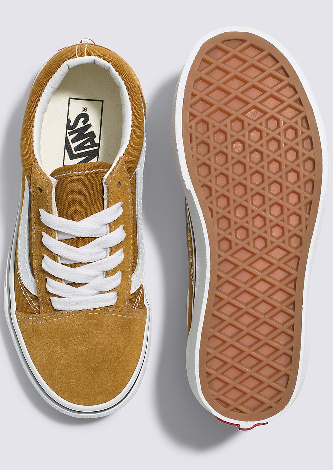 Vans Old Skool Skate Shoe - Golden Brown