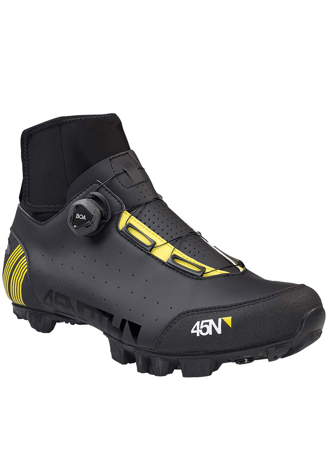 45NRTH Unisex Ragnarök BOA MTN 2-Bolt Clipless Winter Bike Boots Black