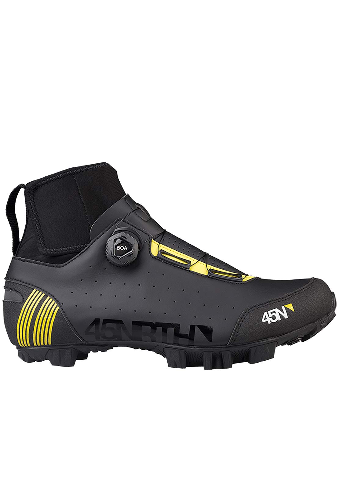 45NRTH Unisex Ragnarök BOA MTN 2-Bolt Clipless Winter Bike Boots Black