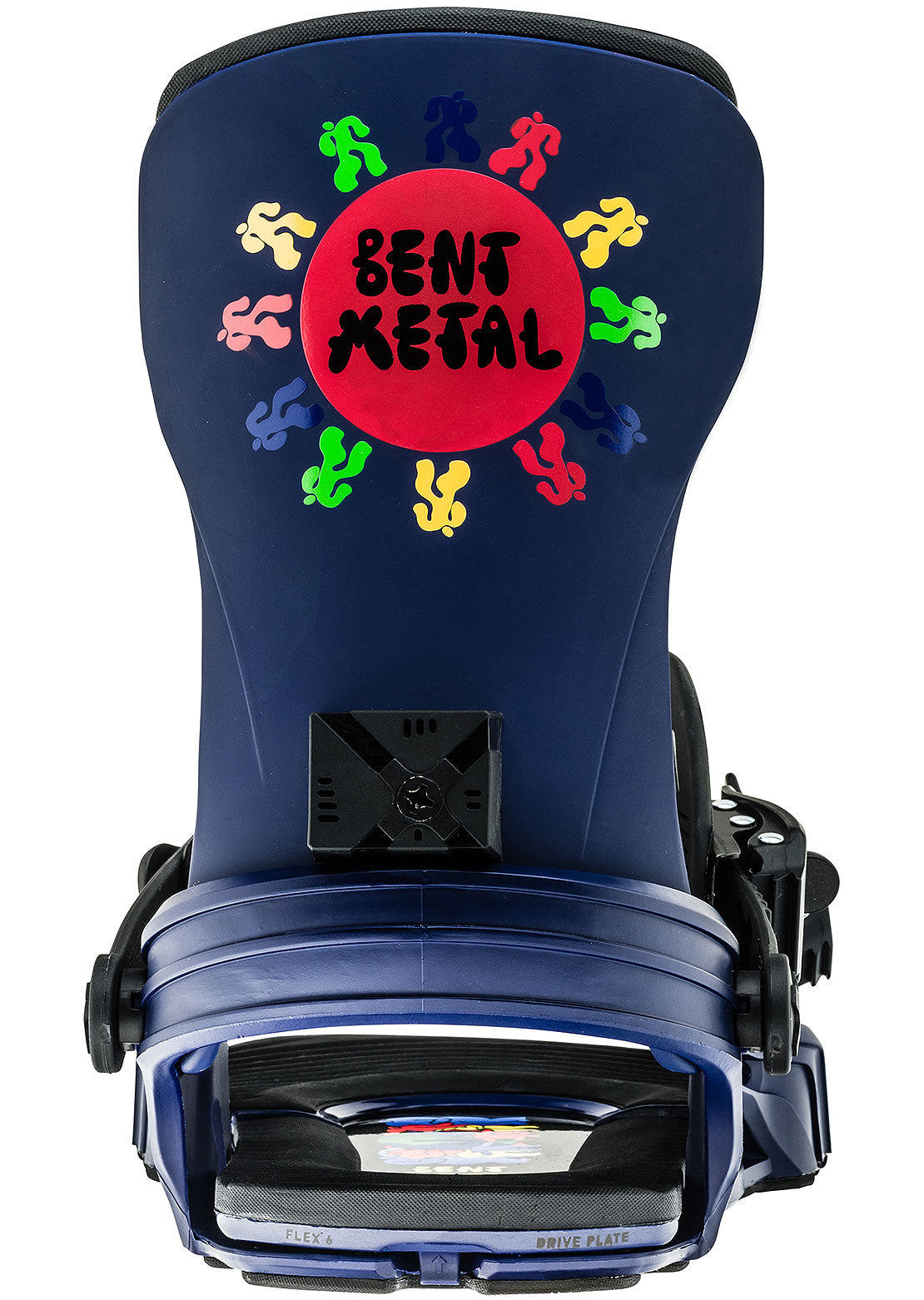 Bent Metal Men&#39;s Axtion Snowboard Bindings Blue