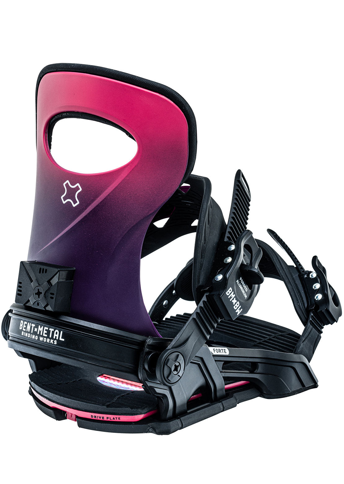 Bent Metal Women&#39;s Forte Snowboard Bindings Black