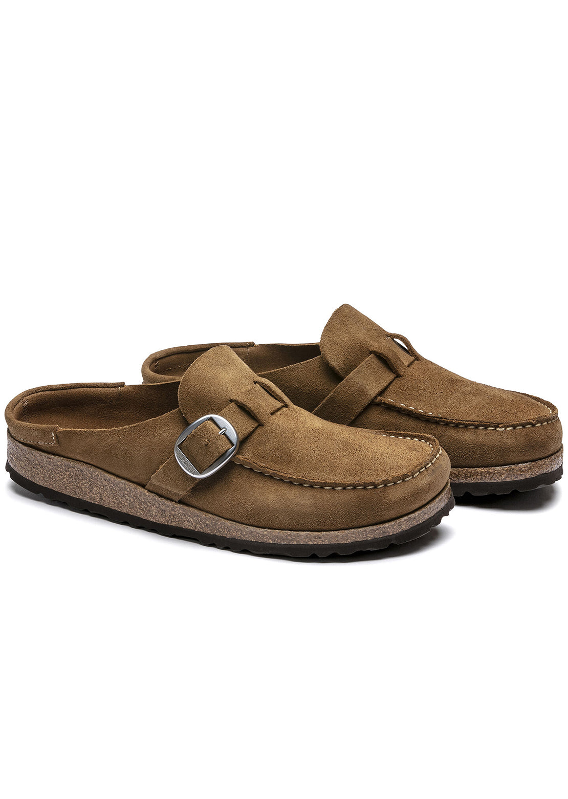 Birkenstock Women&#39;s Buckley Suede Narrow Slip-On Tea