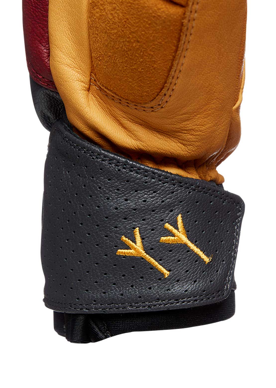 Black Diamond Men&#39;s Johnny Mitts Amber/Dark Crimson