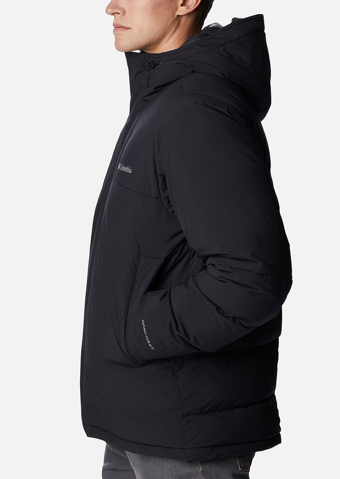 XL 257-Delta, Black Aldercrest Down Hooded Jacket - The Hardwear