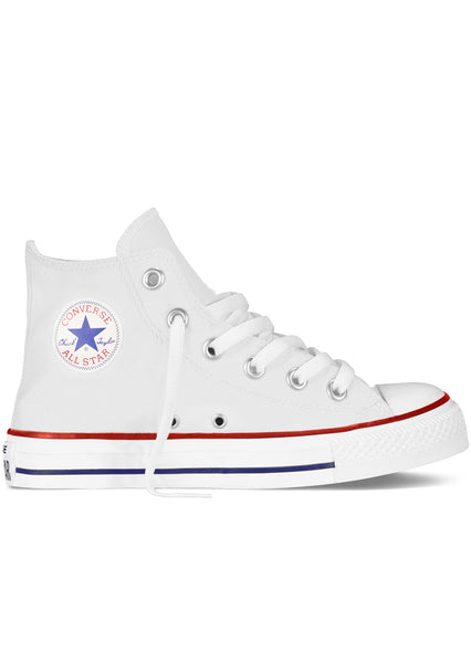 Junior white hot sale converse high tops