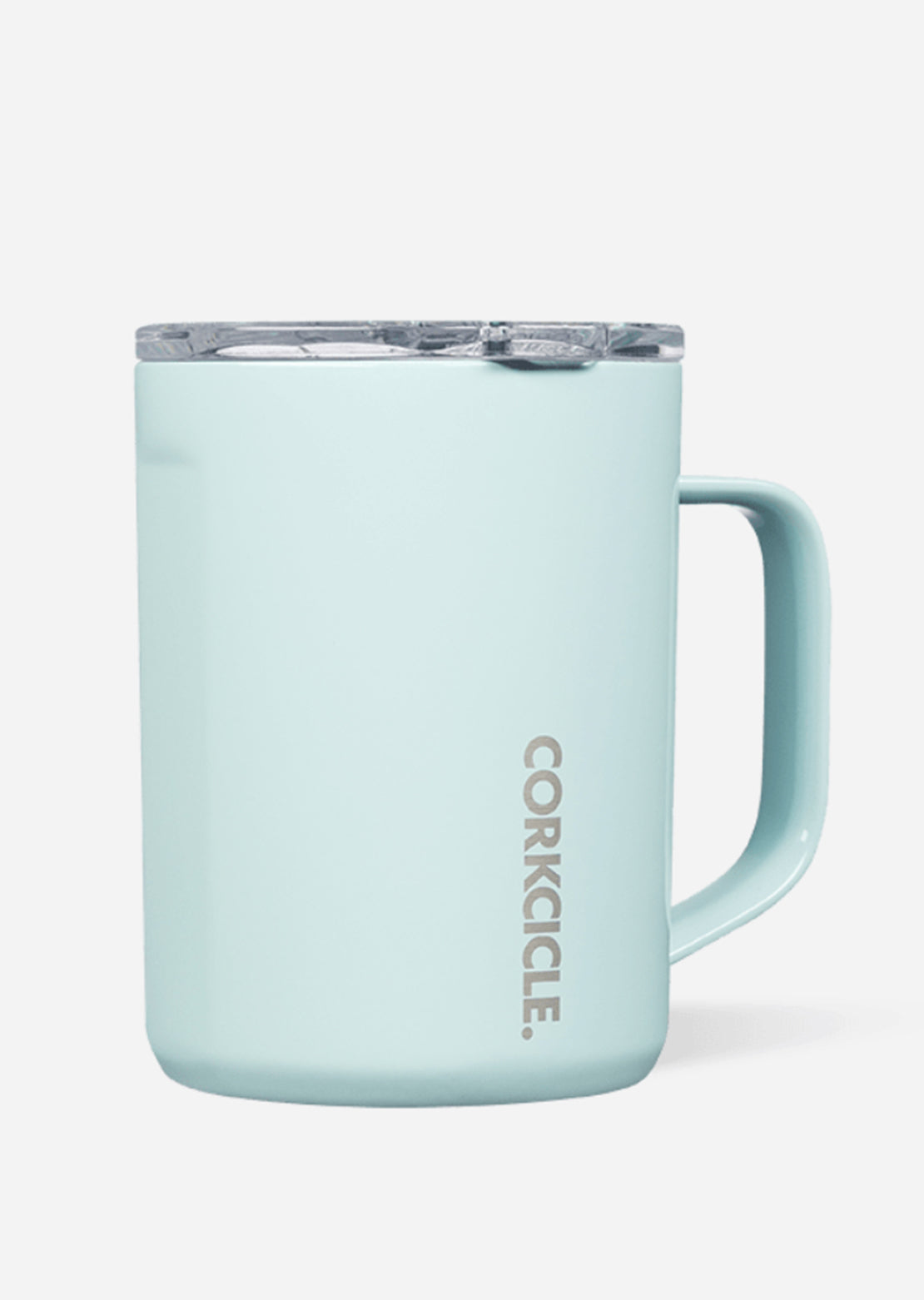 Corkcicle 16 OZ Classic Coffee Mug Gloss Powder Blue