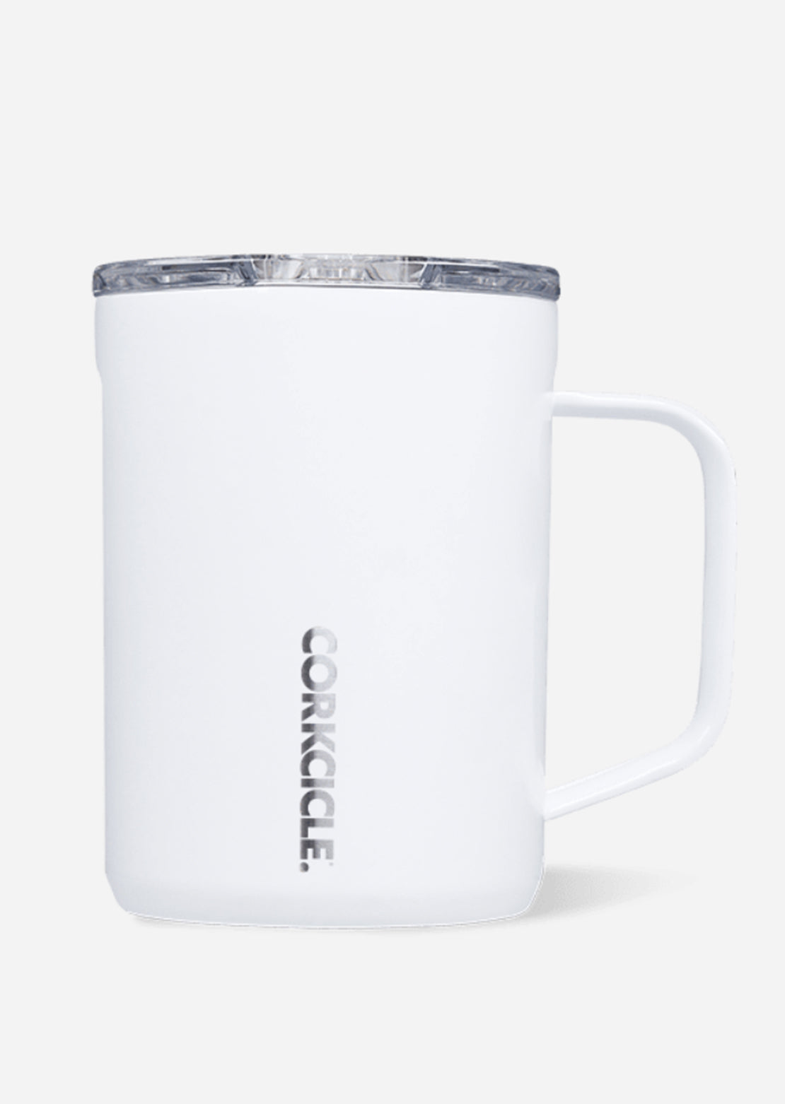 Corkcicle 16 OZ Classic Coffee Mug Gloss White