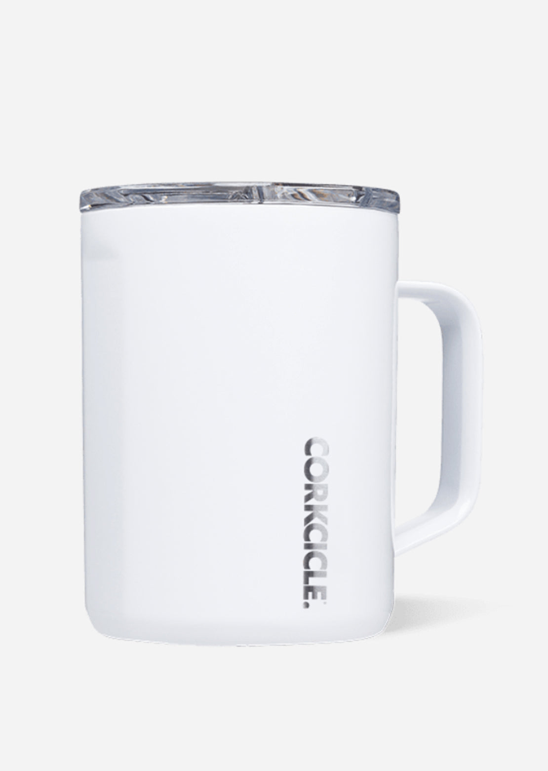 Corkcicle 16 OZ Classic Coffee Mug Gloss White