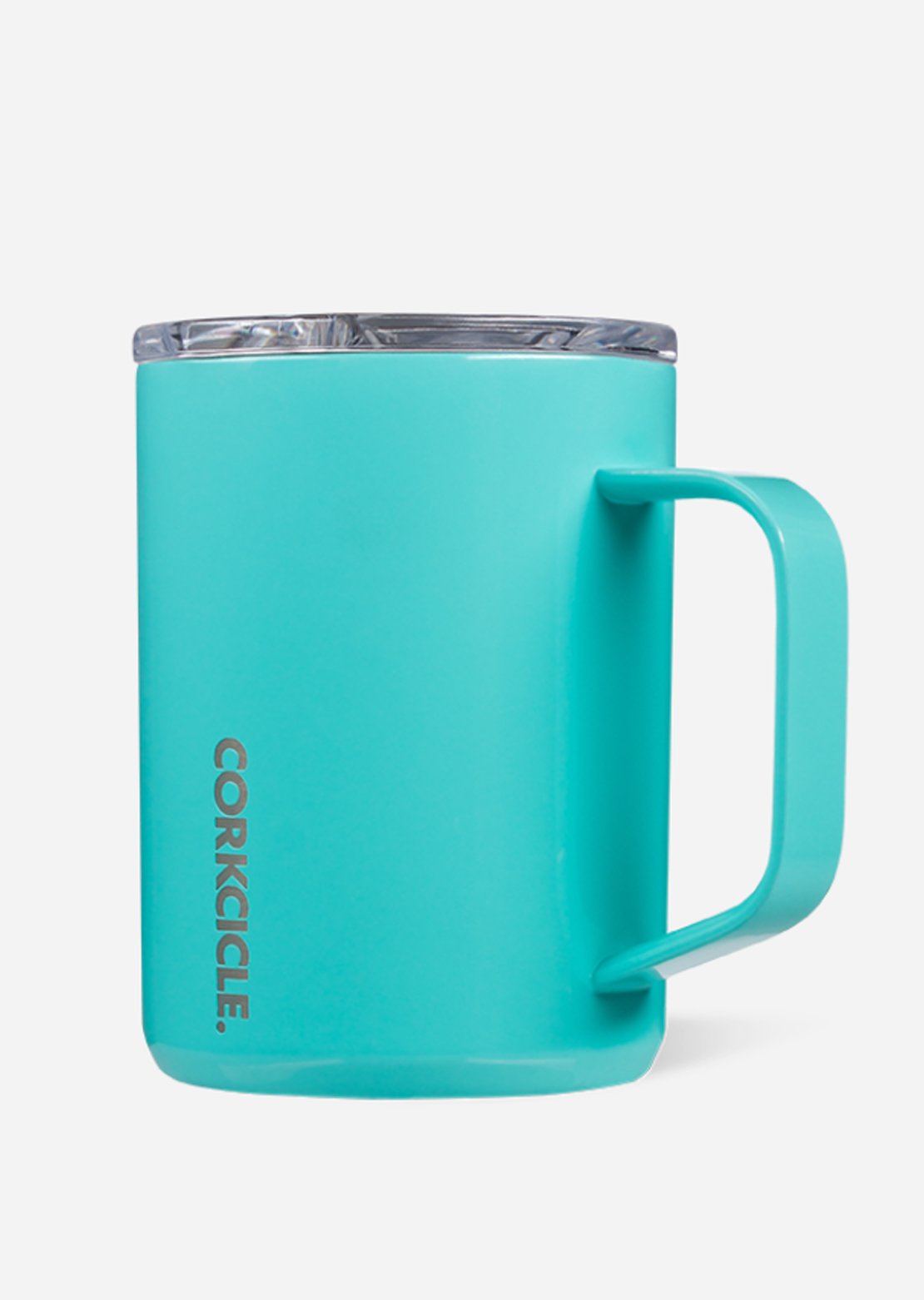 Corkcicle 16 OZ Classic Coffee Mug Gloss Turquoise