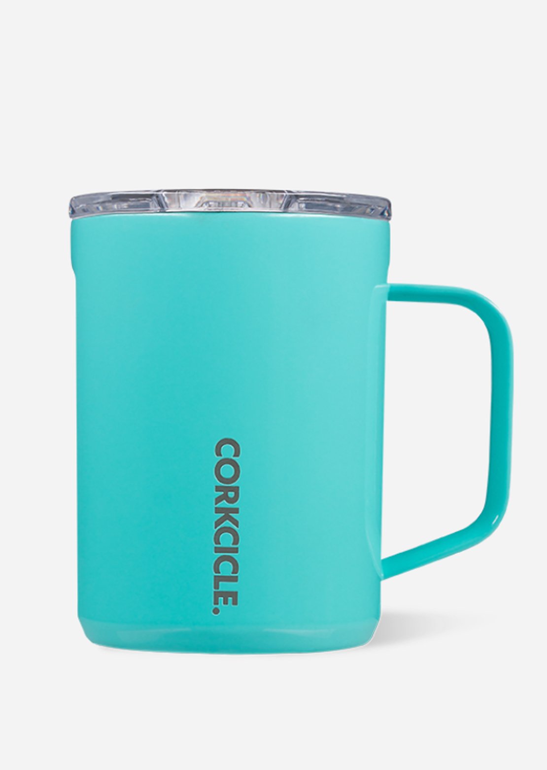 Corkcicle 16 OZ Classic Coffee Mug Gloss Turquoise