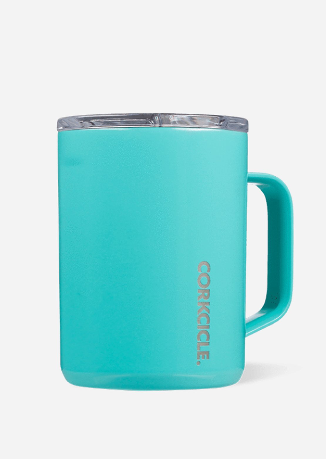 Corkcicle 16 OZ Classic Coffee Mug Gloss Turquoise