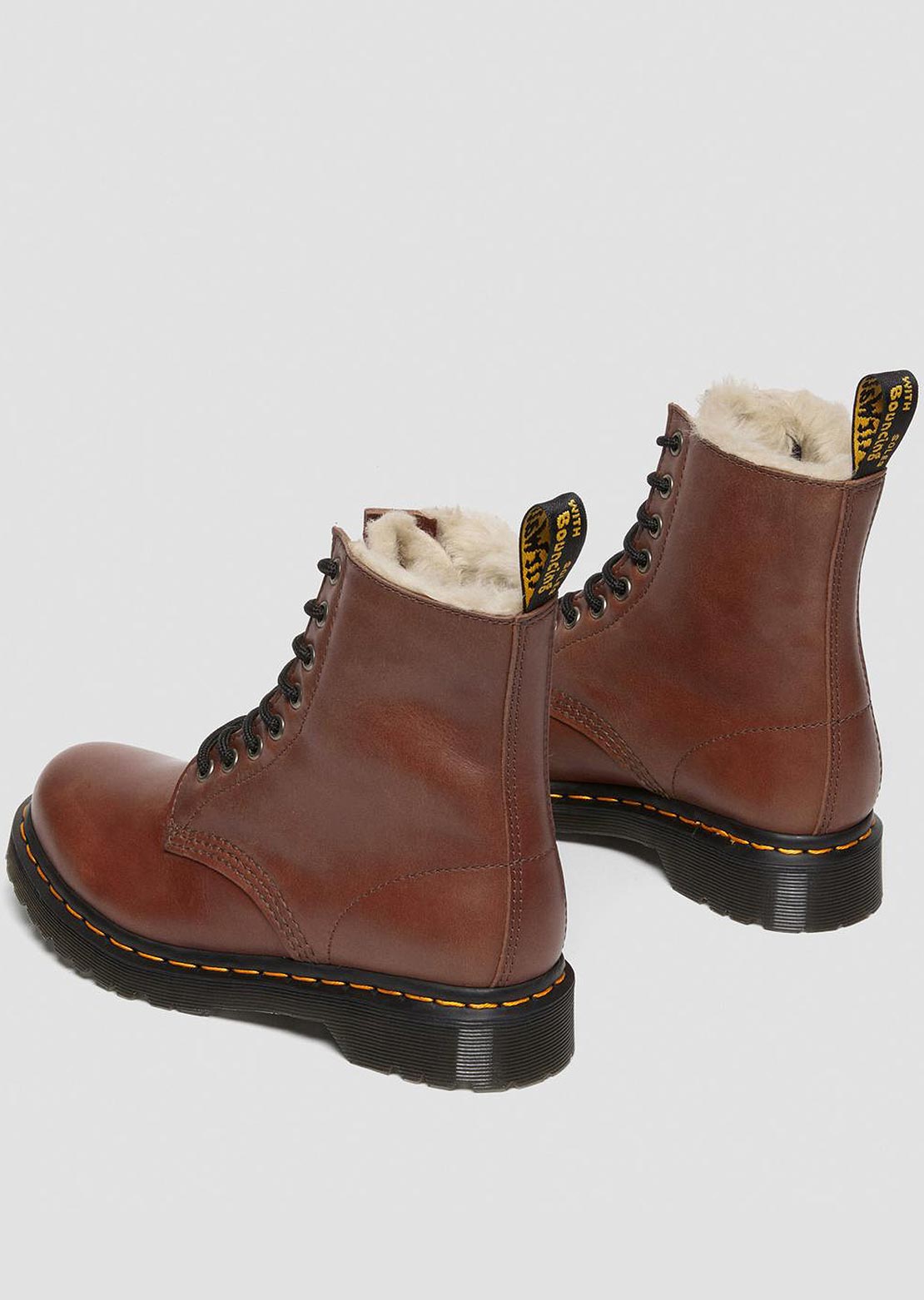 Dr.Martens Women&#39;s 1460 Serena Farrier Boots Saddle Tan