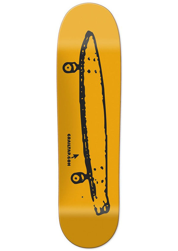 Girl Crailtap Logo Gold Skateboard Deck - 8.5