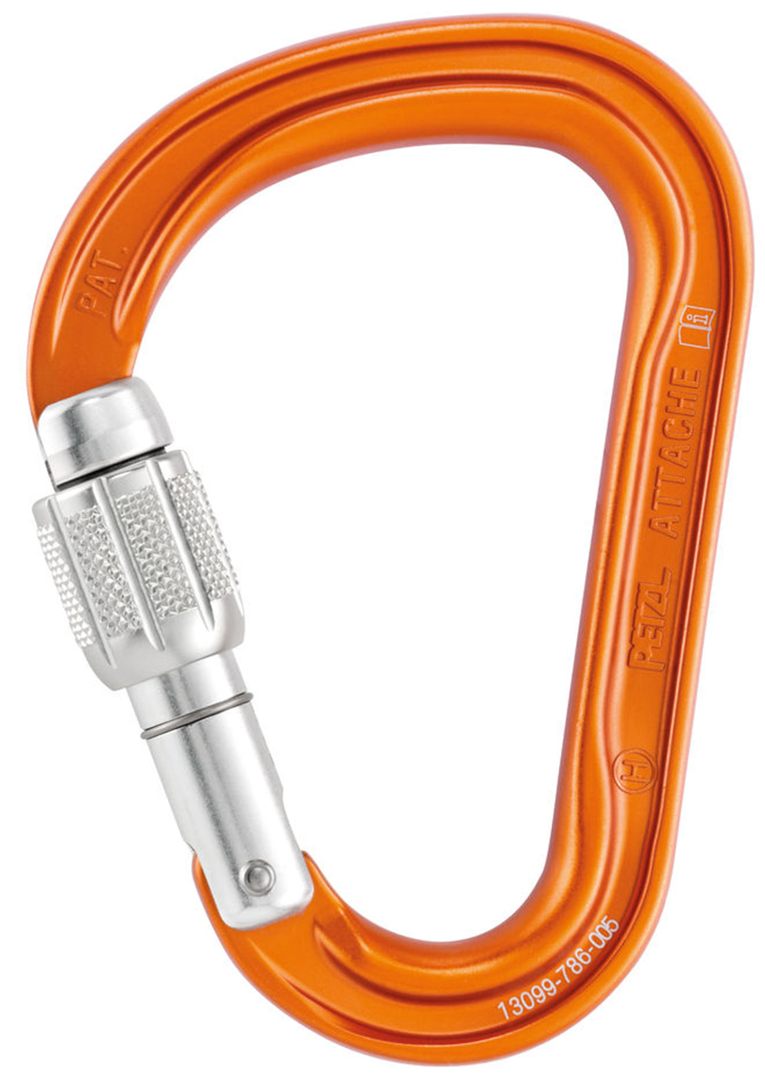Petzl Attache Screw-Lock Carabiner Orange