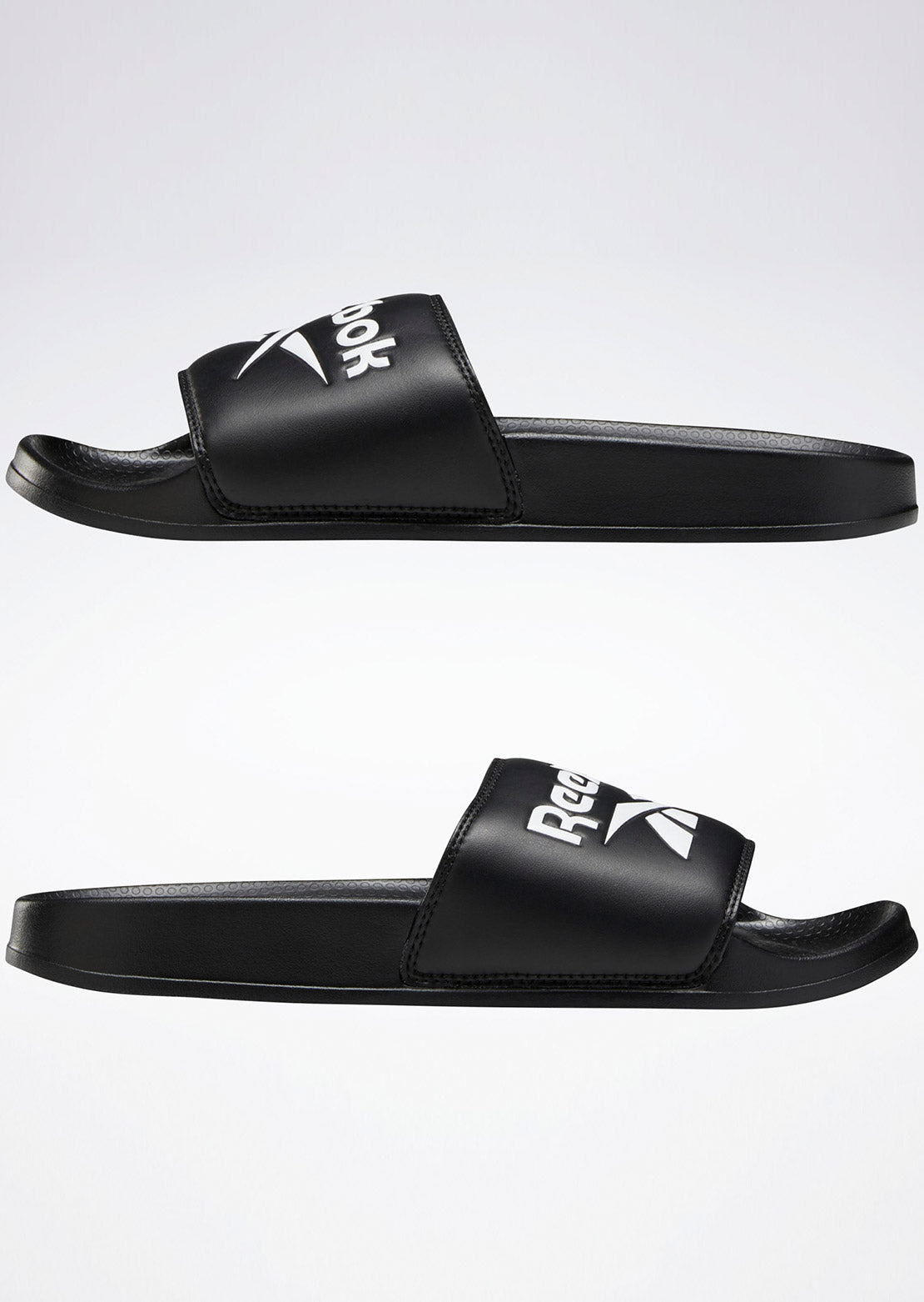 Reebok Women&#39;s Classic Slides Black/White/Black