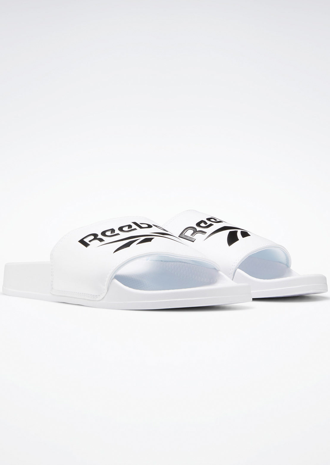 Reebok Women&#39;s Classic Slides White/Black/White