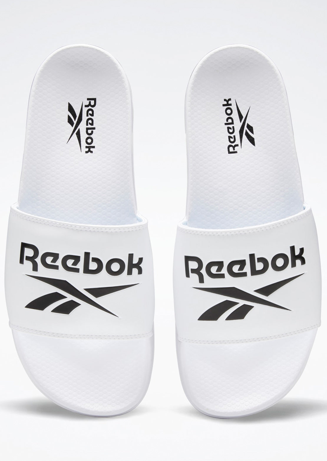 Reebok Women&#39;s Classic Slides White/Black/White