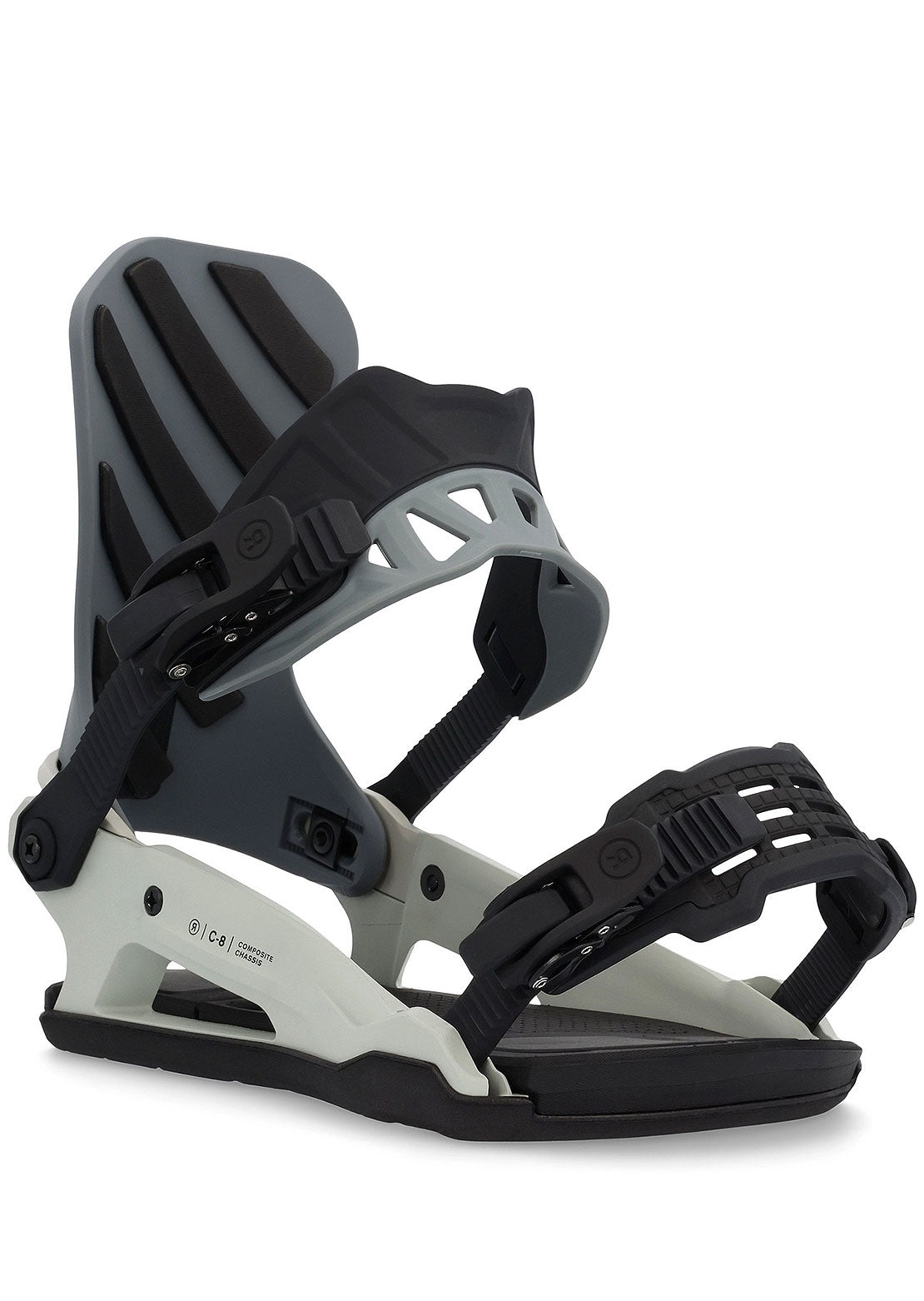 Ride Men&#39;s C-8 Snowboard Bindings Grey