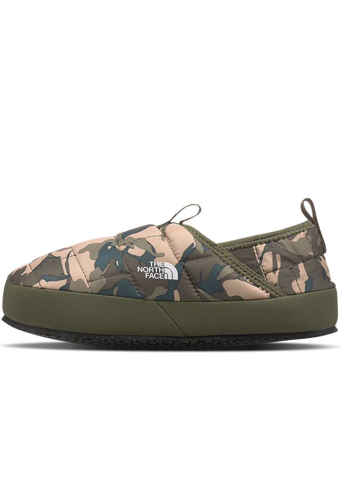 The North Face Junior ThermoBall Traction Mule II Slippers New Taupe Green Explorer Camo/New Taupe Green