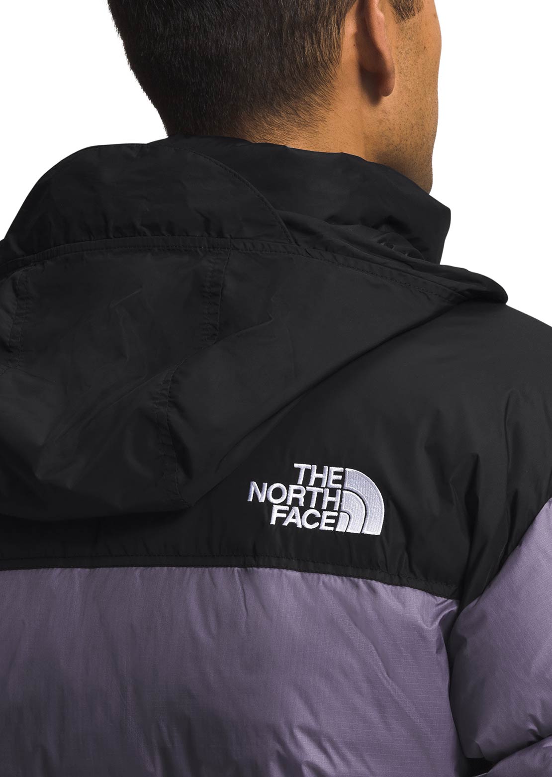 The North Face Men&#39;s 96 Retro Nuptse Jacket Lunarslate/TNF Black