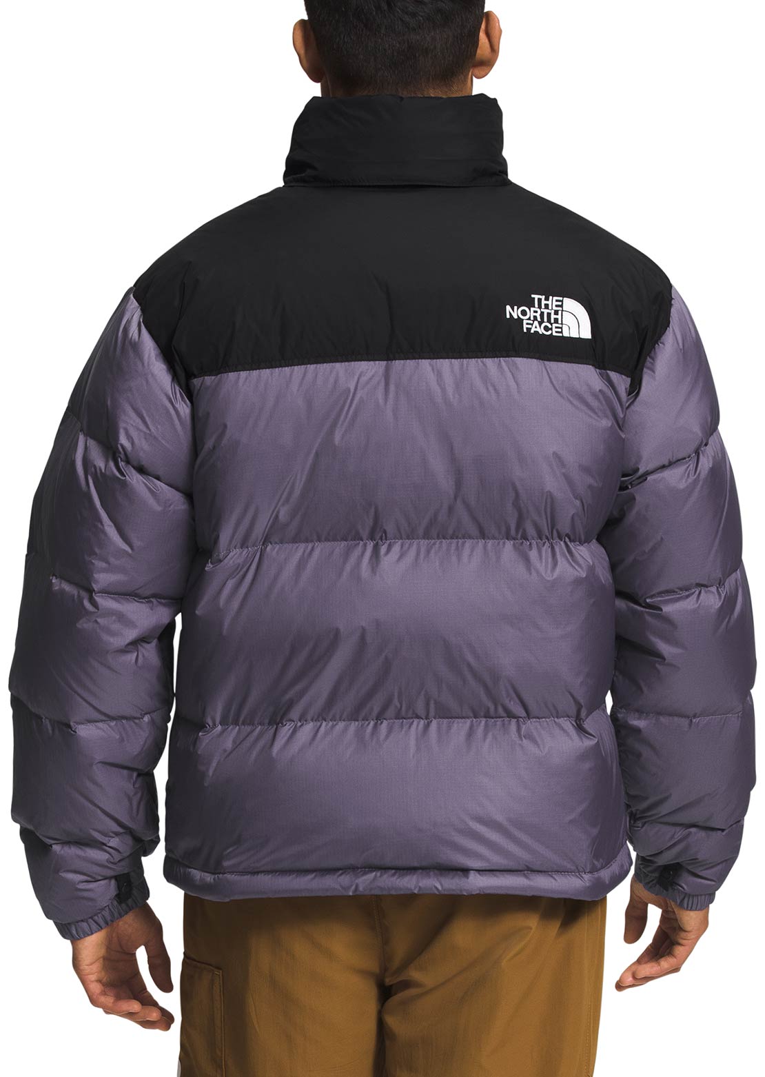 The North Face Men&#39;s 96 Retro Nuptse Jacket Lunarslate/TNF Black