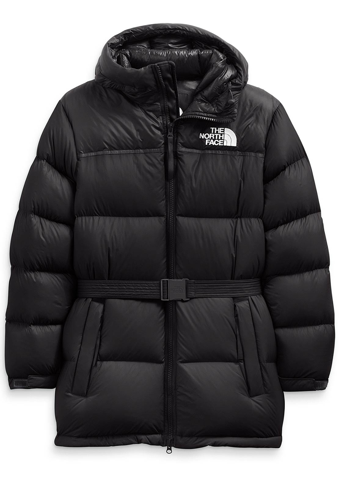 The North Face Women's Nuptse Belted Long Parka - PRFO Sports