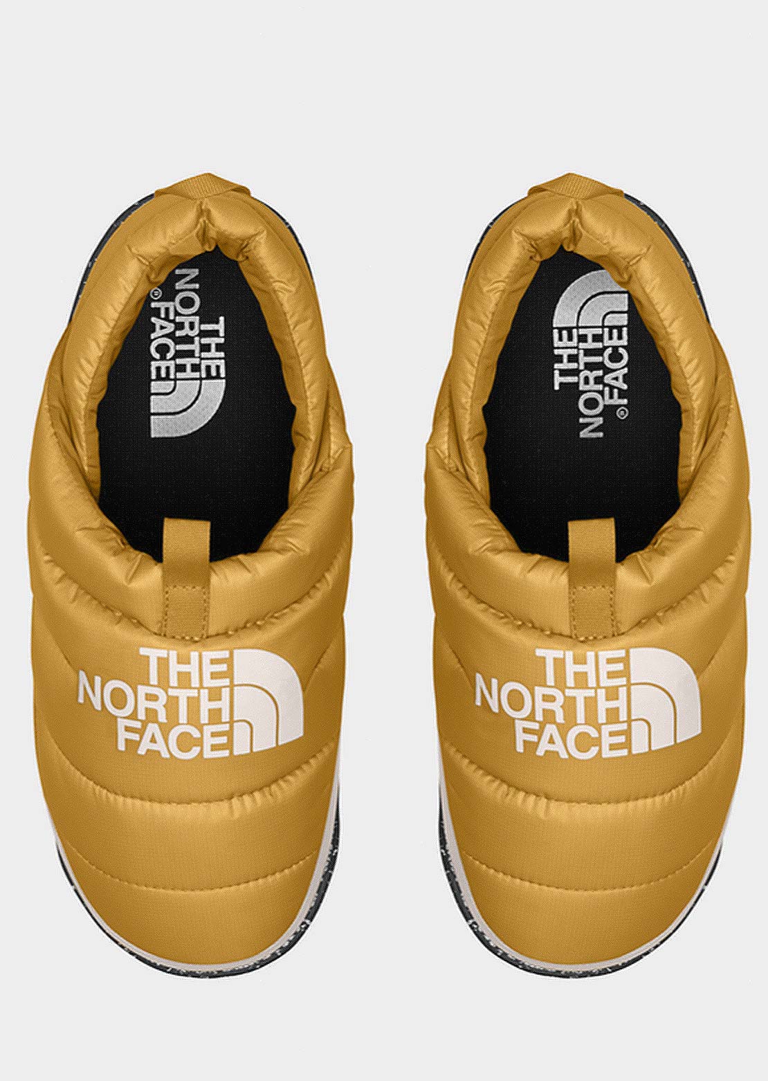 The North Face Women&#39;s Nuptse Mule Slippers Arrowwood Yellow/TNF Black