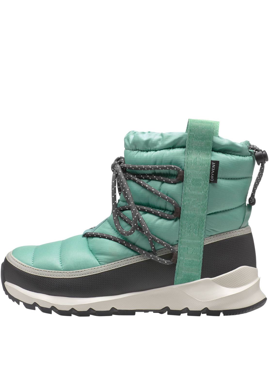 The North Face Women&#39;s ThermoBall Lace Up WP Boots Wasabi/Vanadis Grey