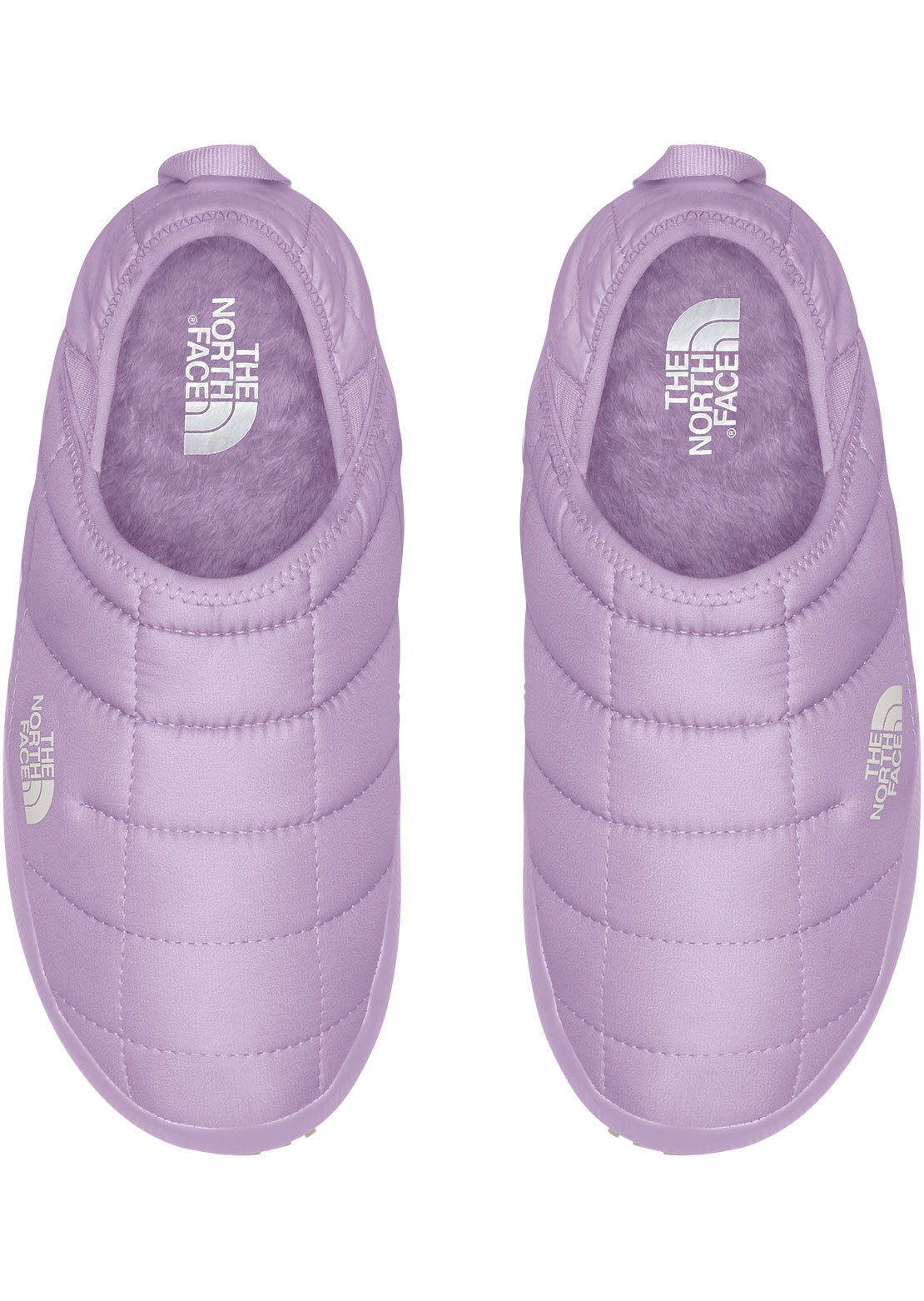 The North Face Women&#39;s ThermoBall Traction Mule V Slippers Lavender Fog/Gardenia White