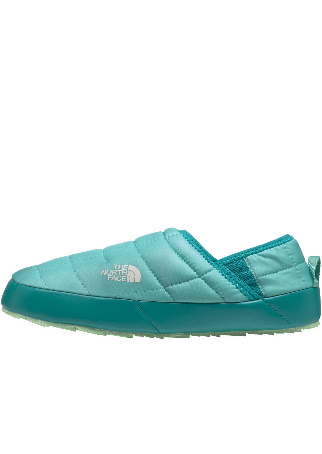 The North Face Women&#39;s ThermoBall Traction Mule V Slippers Wasabi/Harbor Blue