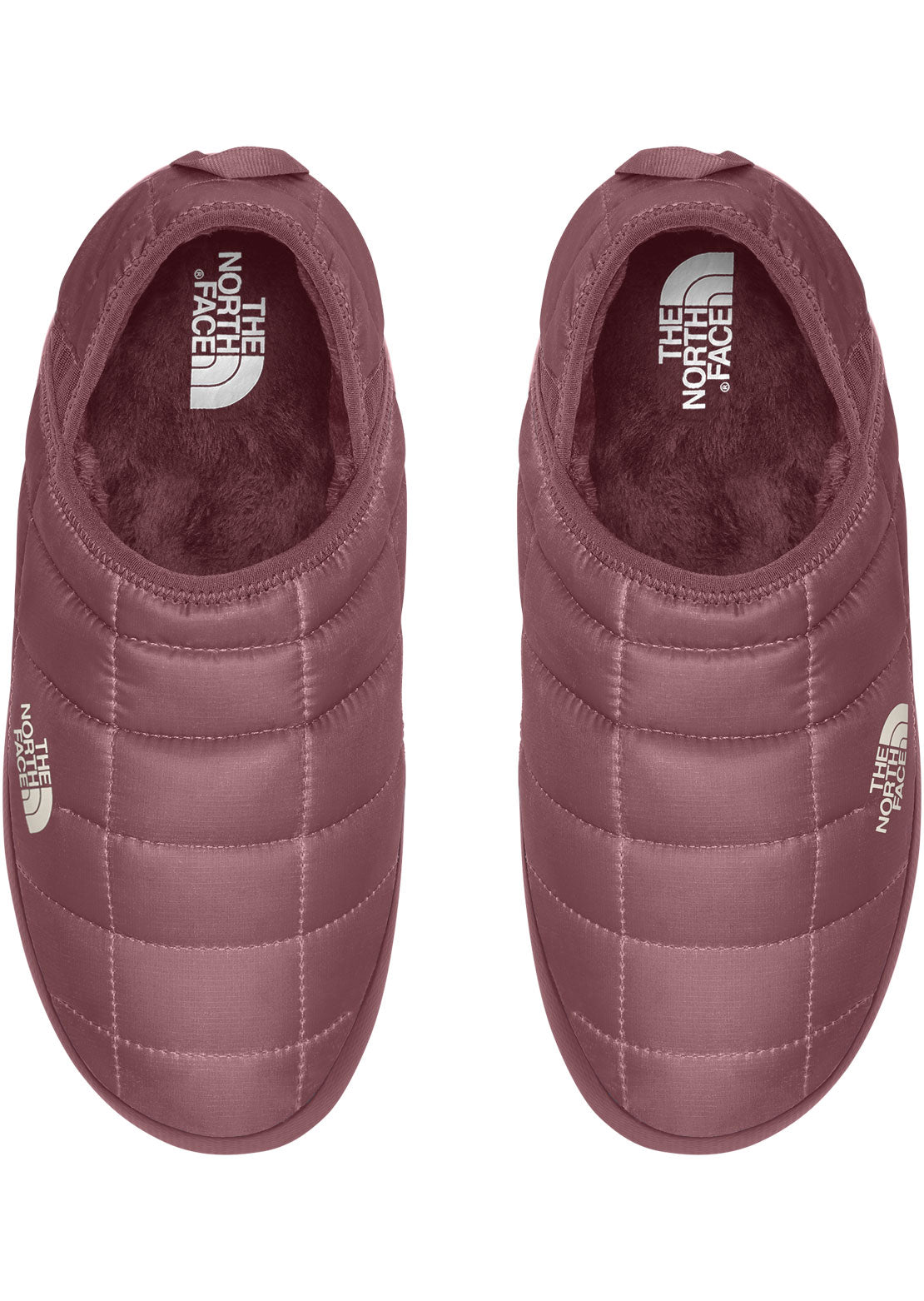 The North Face Women&#39;s ThermoBall Traction Mule V Slippers Wild Ginger/Gardenia White