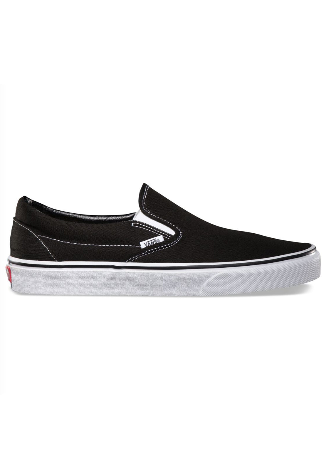 Vans Classic Slip-On Shoes Black VN000EYEBLK Side/Out